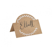 Place card Rustic Country, 10 pcs
