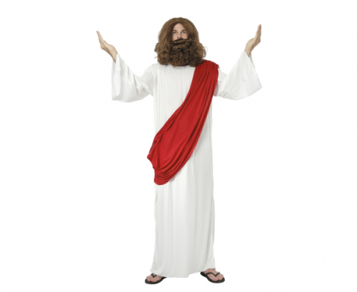 Costume for adults Jesus (robe with drape), size L