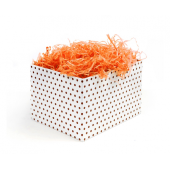 Decorative shredded paper, 30 g, orange