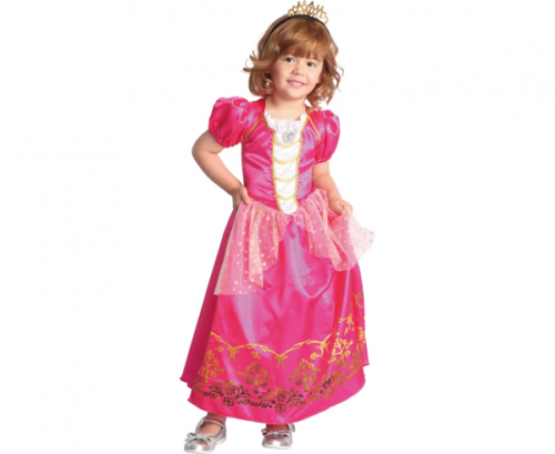 Costume for children Pink Princess (dress, headpiece), size 92/104 cm