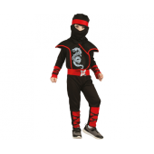 Ninja role-play set (hood, headband, vest, jumpsuit, belt), size 92/104 cm
