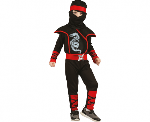 Ninja role-play set (hood, headband, vest, jumpsuit, belt), size 92/104 cm Ninja role-play set (hood, headband, vest, jumpsuit, belt), size 92/104 cm