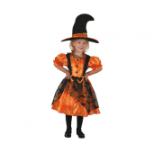 Costume for children Pumpkin Witch (dress, hat), size 92/104 cm