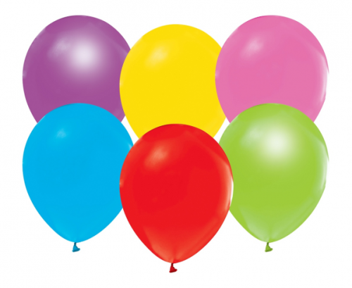 Pasteļbaloni Helium Formula, mix, 10", 100 gab