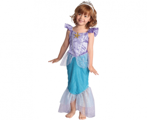 Mermaid role-play costume (dress, headpiece), size 92/104 cm