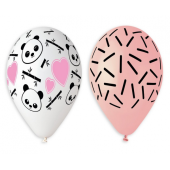 Premium helium balloons Panda and Heart, 13