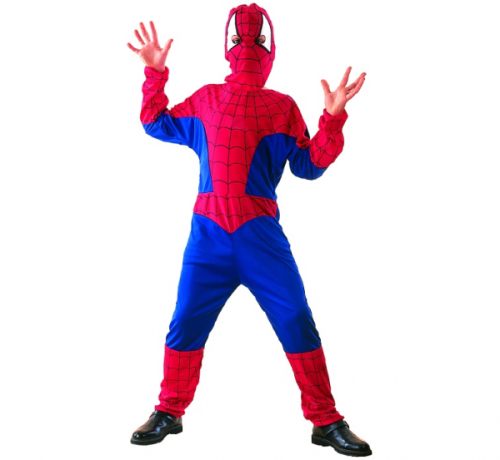 Spider Hero role-play set (jumpsuit, headpiece), size 130/140