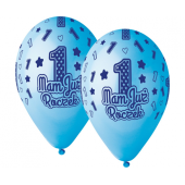 Balloons Mam już roczek, blue, 13
