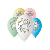 Premium helium balloons Unicorn and Rainbow, 13