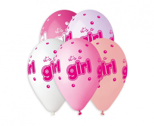 Premium helium balloons It's a Girl, 13
