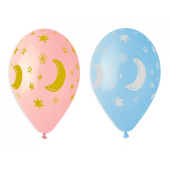 Premium balloons (suitable for helium) Moon & Stars, 13