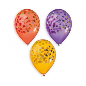 Balloon Premium Hel Colors confetti, crystal mix, 13