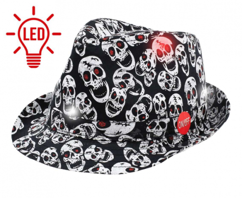 Hat with  white skull