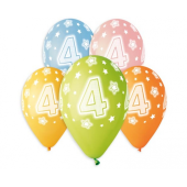 Balloons with overpirnt 4, colorful, 13