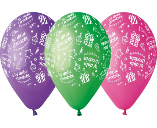 Premium birthday balloons 