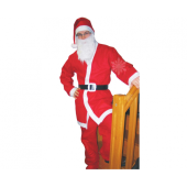 Santa Role-Play set (hat, beard, blouse, pants, belt), one size