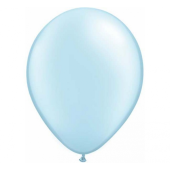 Balloons QL 11 inches, metalic light blue / 25 pcs.