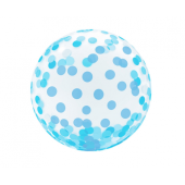 Хрустальный шар, синие точки, 18 дюймов