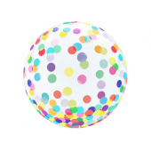 Хрустальный шар, разноцветные точки, 18 дюймов
