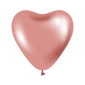 Beauty&Charm balloons, platinum pink hearts 12