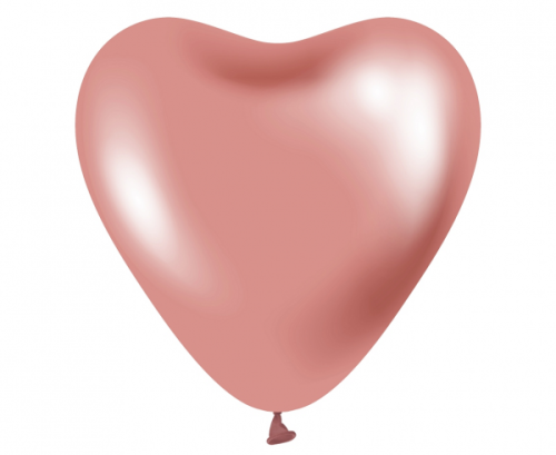 Beauty&Charm balloons, platinum pink hearts 12
