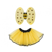 Costume for children Bee, deluxe (wings, tutu skirt)