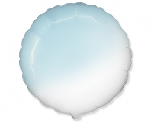 Folijas balons Jumbo FX RND, (balti zils gradients)
