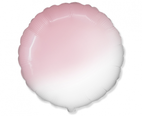Folijas balons Jumbo FX RND (balti rozā gradients)