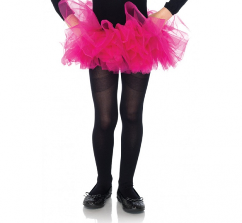 Organza tutu, costume for children, neon pink, one size