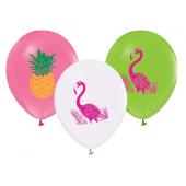 Baloni Flamingo &amp; Pineapple, 12&quot; / 5 gab.
