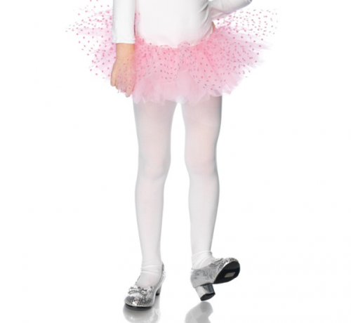Tule tutu, costume for children, pink with dots, one size