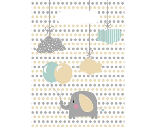 Party bags Elephant Baby, 6 pcs Party bags Elephant Baby, 6 pcs