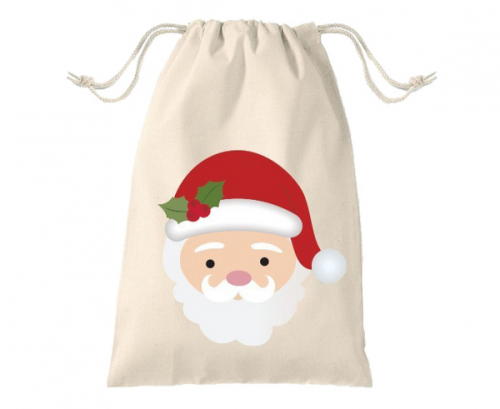 Bag with Santa's print Bag with Santa's print