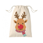 Bag with a reindeer print, size 50x80