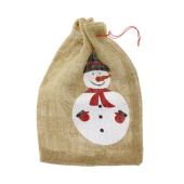Sniegavīra džutas soma, izmērs: 36x50 cm