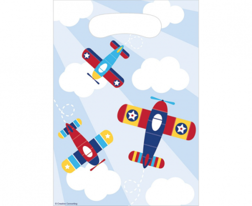 Party bags na Gifts Lil Airplane, 8 pcs., 23 x 22,9 cm