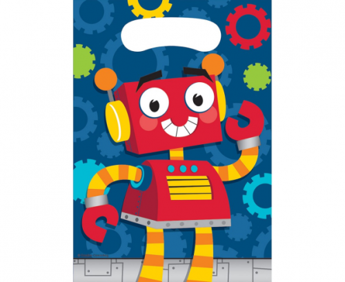 Party bags na Gifts Party Robots, 8 pcs.