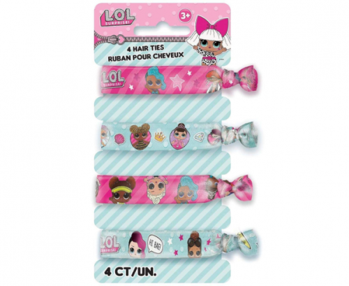LOL SURPRISE hair tie, 4 pcs