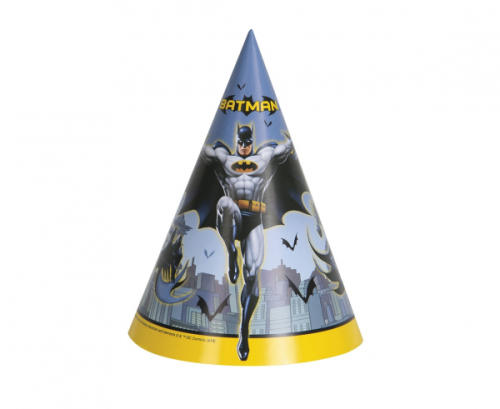 Party hats Batman, 8 pcs