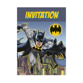 Invitations Batman, 8 pcs