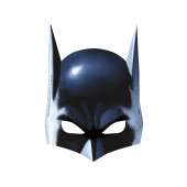 Paper masks Batman, 8 pcs