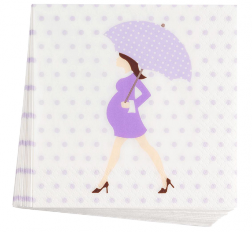 Napkins Showered With Love 33x33 cm, 16 pcs. Napkins Showered With Love 33x33 cm, 16 pcs.