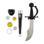 Pirate set, with sword and spyglass