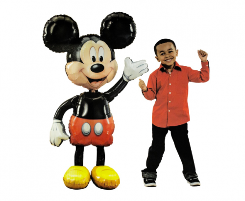 Foil balloon walking Mickey Mouse, 96x132 cm