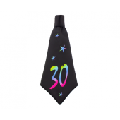 Birthday tie 30, size 42x18 cm