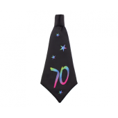 Birthday tie 70, size 42x18 cm