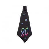 Birthday tie 80, size 42x18 cm