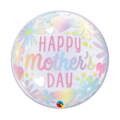 Воздушный шар из фольги 22 &quot;QL Bubble single Happy Mother&#39;s Day