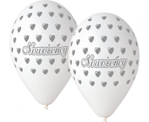Premium newlyweds balloons 