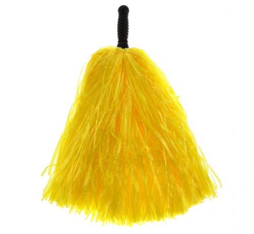 Cheerleader pom pom, yellow